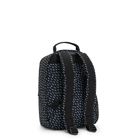 Mochilas Kipling Seoul Small Printed Tablet Negros | MX 1612BE